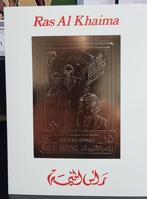 Gold ras al khaimah 15 riyals - Pompidou at Cape Kennedy, Ophalen of Verzenden, Postfris, Midden-Oosten