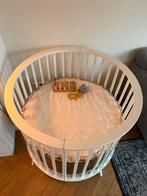 Europe Baby Circa Babybox Box voor baby rond -  wit wieltjes, Ophalen, Gebruikt, Ledikant