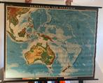 Oude school landkaart Australië en Oceanië, Ophalen, Aardrijkskunde
