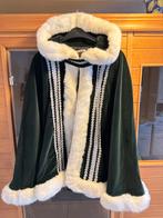 Prinsen pak (Groene fluwelen cape met bontrand), Kinderen en Baby's, Carnavalskleding en Verkleedspullen, Ophalen, Zo goed als nieuw