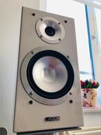 Canton Chrono SL 530 White High Gloss Stereo Bookshelf, Zo goed als nieuw, 60 tot 120 watt, Front, Rear of Stereo speakers, Ophalen