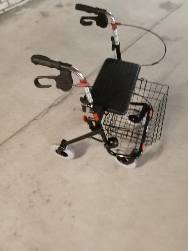 Rollator zwart wandel rollator, Diversen, Ophalen of Verzenden, Rollator, Rollator, Rollator