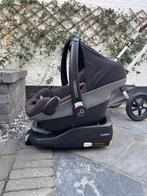 Pebble Maxicosi + FamilyFix IsoFix Class E 0-13 kg, Ophalen, Gebruikt, Isofix, 0 t/m 13 kg