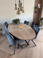 Eetkamerstoel velvet Dani met vlekgarantie, Antiek en Kunst, Ophalen