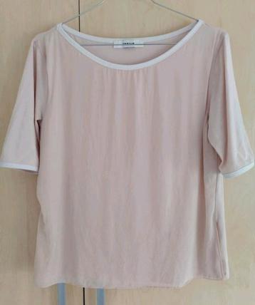 Vanilia shirt echt zijde voorpand M 38 Roze beschikbaar voor biedingen