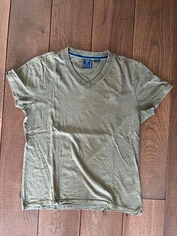 Superdry T-shirt Groen Maat M beschikbaar voor biedingen