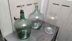 Mandfles set + extra glaswerk, Huis en Inrichting, Woonaccessoires | Vazen, Ophalen, Gebruikt, Overige kleuren, Glas