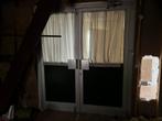 Aluminium pui met 2 deuren 195x222 (bxh) horeca type, Ophalen, Gebruikt, Deurkozijn, Aluminium