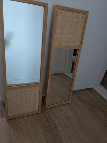 Ikea Folkja spiegel bamboe 2 stuks  beschikbaar voor biedingen