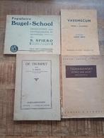 4 oude muziekboekjes bugel/trompet/Vademecum/Hawkes, Ophalen of Verzenden, Gelezen, Overige onderwerpen, Zie beschrijving