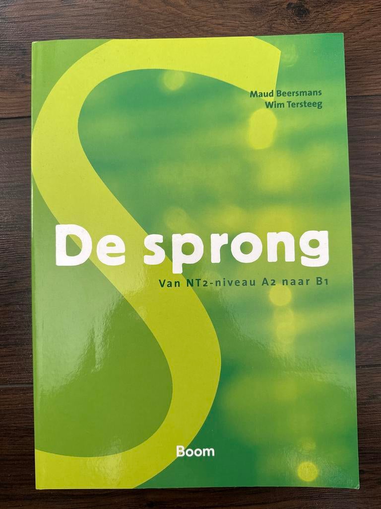 De Sprong NT2 A2 naar B1 - Leer Nederlands!, Boeken, Studieboeken en Cursussen, Zo goed als nieuw, Niet van toepassing, Ophalen of Verzenden