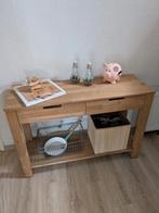 Woood sidetable / dressoir, Ophalen, Eikenhout, Zo goed als nieuw, 25 tot 50 cm