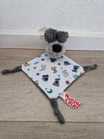 Woezel & pip knuffeldoek hond Knuffeldoekje grijs, Ophalen of Verzenden, Zo goed als nieuw, Hond