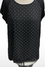 T-Shirt van Tchibo - Maat : 40-42, Kleding | Dames, Verzenden, Zwart, Zo goed als nieuw, Korte mouw