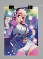 SUPER SONICO met gitaar Anime Poster, Verzamelen, Verzenden, Nieuw, A1 t/m A3, Rechthoekig Staand