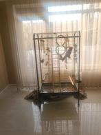 Papegaaienkooi, Dieren en Toebehoren, Vogels | Hokken en Kooien, Ophalen of Verzenden, Zo goed als nieuw, Metaal, Vogelkooi