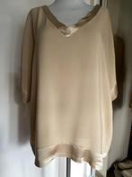 zomertop Ambika 46/48 zandbeige NIEUW, Beige, Maat 46/48 (XL) of groter, Nieuw, Ophalen of Verzenden