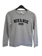 Gave grijze NIK & NIK sweater maat 14/164., Verzenden, Trui of Vest, Nik&Nik, Zo goed als nieuw