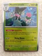 Meowscarada JTG - 018/159 - Rare Holo, Ophalen of Verzenden, Zo goed als nieuw, Losse kaart