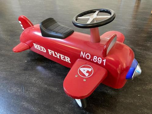 Retro loopvliegtuig | Red Flyer, Kinderen en Baby's, Speelgoed | Buiten | Voertuigen en Loopfietsen, Gebruikt, Loopvoertuig, Ophalen of Verzenden