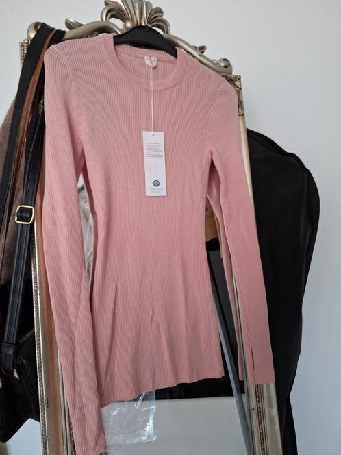 Arket rib gebreide top van 100% merinoswol lichtroze maat XS, Kleding | Dames, Truien en Vesten, Nieuw, Maat 34 (XS) of kleiner