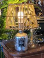 Mooie robuuste tafellamp met kap, Huis en Inrichting, Lampen | Tafellampen, Ophalen of Verzenden, Zo goed als nieuw