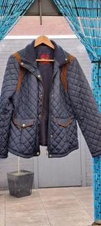 Gewatteerde jas, Kleding | Dames, Jassen | Winter, Blauw, Zo goed als nieuw, Maat 46/48 (XL) of groter, Ophalen