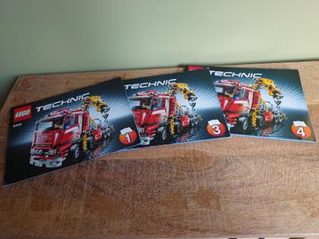 Lego Technic instructie 8258 Crane Truck beschikbaar voor biedingen