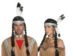 Black Braided Wig – Wednesday Addams or American Indian Styl, Ophalen of Verzenden, Nieuw, Pruik of Haarverlenging