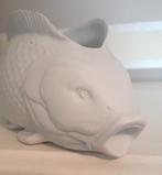 Porcelein biscuit vis koi karper plant pot, Ophalen of Verzenden