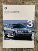 Nederlandse brochure BMW 3-serie coupe E46 1999 nieuw, Nieuw, Ophalen of Verzenden, BMW, BMW