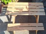 Picknicktafel voor kinderen, Tuin en Terras, Ophalen of Verzenden, Zo goed als nieuw, Rechthoekig, Hout