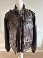 Mooi en stoer pilotenjack van zacht leer maat XL, Kleding | Heren, Ophalen of Verzenden, Zo goed als nieuw, Maat 56/58 (XL), Bruin