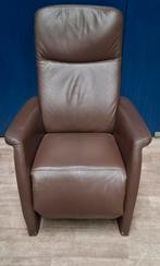 Leren relaxfauteuil, Ophalen, Gebruikt, 75 tot 100 cm