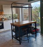 IKEA Vadholma keukeneiland met rek, Ophalen, Zo goed als nieuw