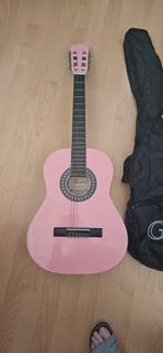 Roze Gomez 36 PK Gitaar met Tas, Muziek en Instrumenten, Ophalen, Gebruikt, Klassieke of Spaanse gitaar