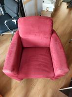 Rode stoel (design by montel, Huis en Inrichting, Fauteuils, Ophalen of Verzenden, Zo goed als nieuw