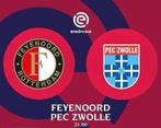 2 tickets Feyenoord - Pec Zwolle Vak S, Twee personen