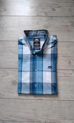 State of Art, blauw-wit ruitblouse,  maat XL., Blauw, Ophalen of Verzenden, Halswijdte 43/44 (XL), State of Art.