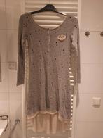 Aparte jurk/tuniek gecombineerd met wol en chiffon., Ophalen of Verzenden