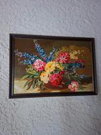 Vintage bloemen schilderij, Ophalen