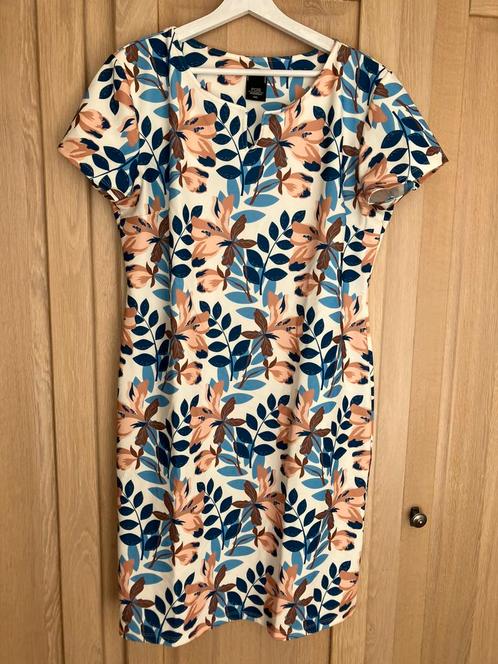 FOS AMSTERDAM fleurig nieuw jurkje getailleerd travel mt XXL, Kleding | Dames, Jurken, Nieuw, Blauw, Knielengte, Verzenden