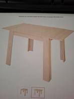 Uitschuifbare tafel 80x80 NIEUW IN DOOS, Huis en Inrichting, Tafels | Eettafels, Ophalen, 50 tot 100 cm, Vierkant, Nieuw