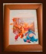 Winnie de Pooh in grenen lijst., Ophalen of Verzenden, Minder dan 50 cm, Minder dan 50 cm