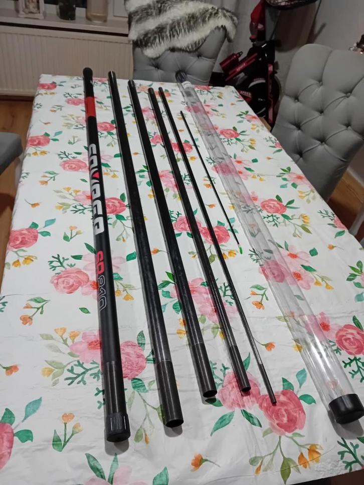 Cresta Sonper SR810 Vaste Hengel 8.10m, Watersport en Boten, Hengelsport | Karpervissen, Zo goed als nieuw, Vaste hengel, Ophalen of Verzenden