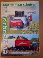 Folder Evers agro laat 'm maar schuiven, Ophalen of Verzenden, Gelezen, Tractor en Landbouw