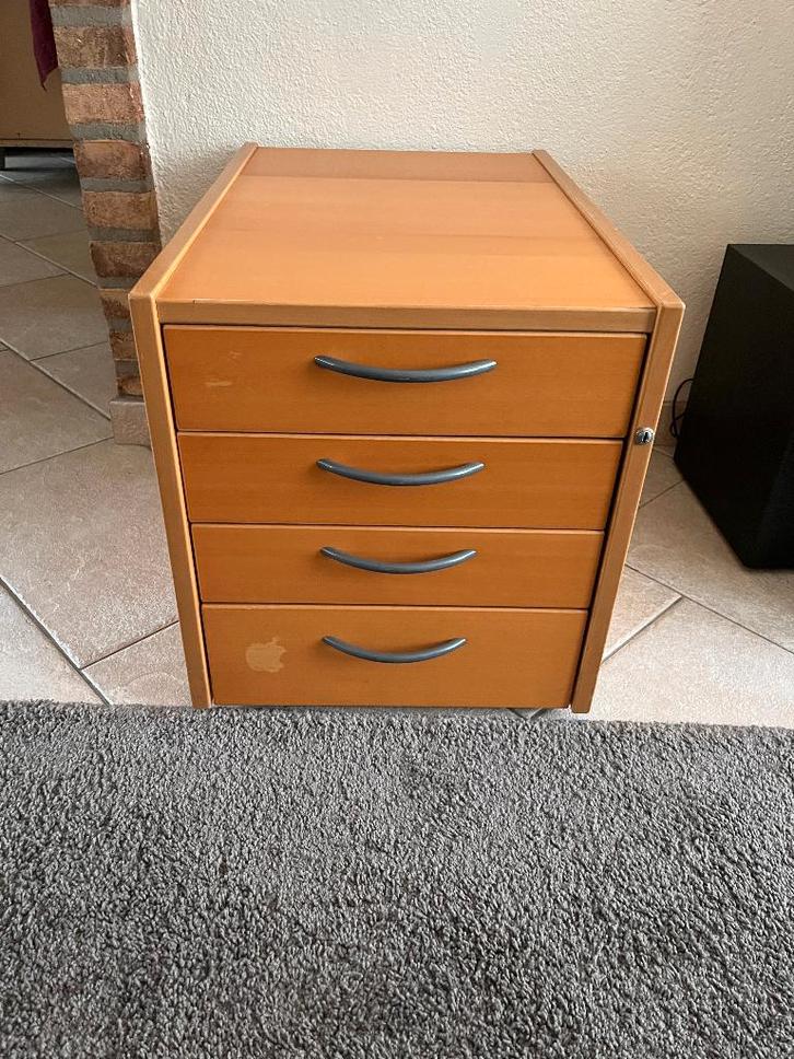 Ikea ladeblok , ladekast , lade blok , kast met 4 lades ., Huis en Inrichting, Kasten | Ladekasten, Gebruikt, Minder dan 100 cm