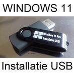 Windows 11 installatie USB  (geen hardware controle), Computers en Software, Besturingssoftware, Ophalen of Verzenden, Nieuw, Windows