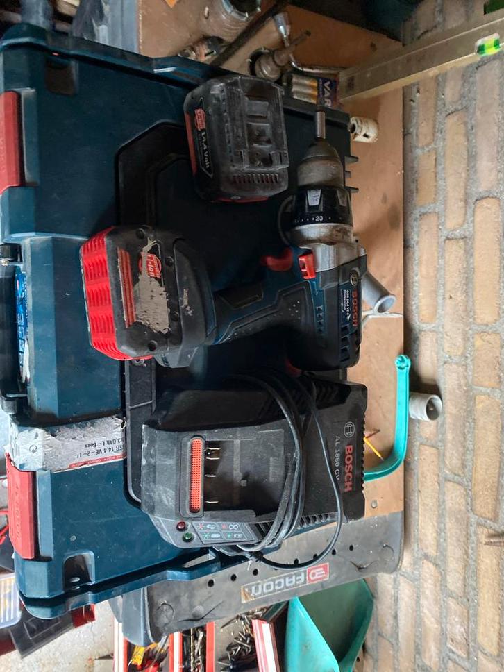 Bosch GSR 14,4 VE-2-LI Accuboormachine, Doe-het-zelf en Verbouw, Gereedschap | Boormachines, Gebruikt, Boor- en Schroefmachine