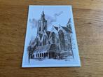 C533) Den Haag kerk illustrator Marius Jansen, Ophalen of Verzenden, Zuid-Holland